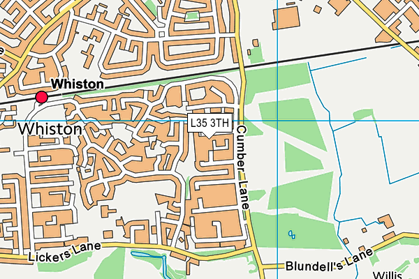 L35 3TH map - OS VectorMap District (Ordnance Survey)