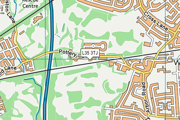 L35 3TJ map - OS VectorMap District (Ordnance Survey)