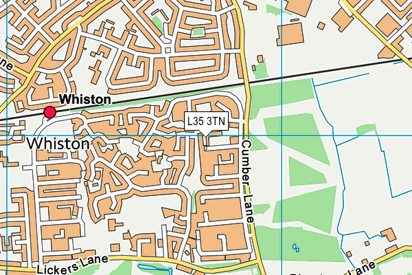 L35 3TN map - OS VectorMap District (Ordnance Survey)