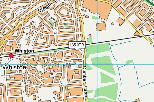 L35 3TR map - OS VectorMap District (Ordnance Survey)
