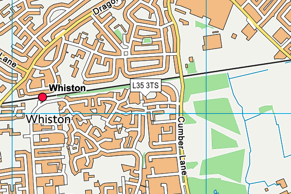 L35 3TS map - OS VectorMap District (Ordnance Survey)