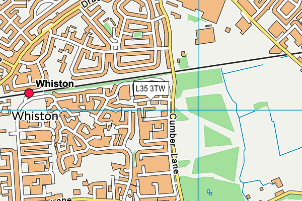 L35 3TW map - OS VectorMap District (Ordnance Survey)