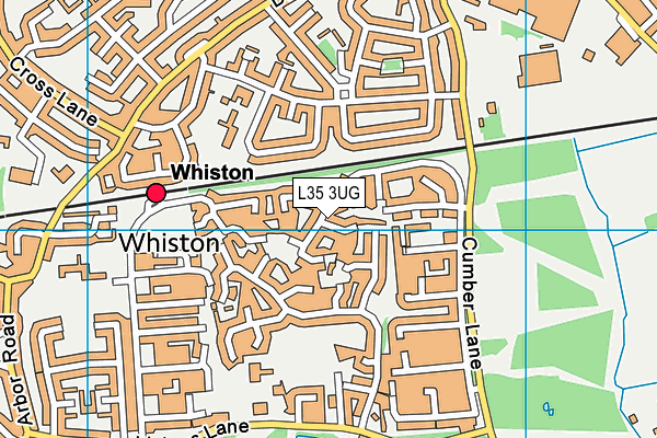 L35 3UG map - OS VectorMap District (Ordnance Survey)