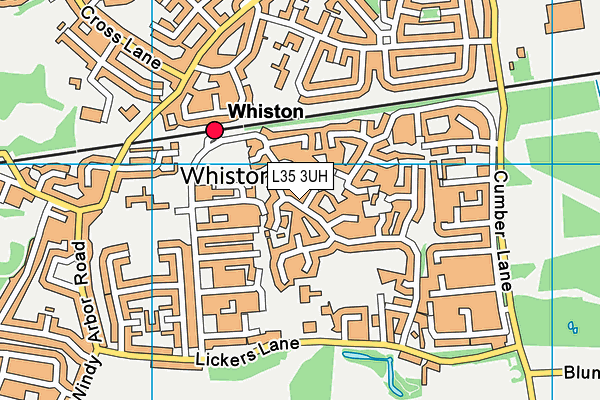 L35 3UH map - OS VectorMap District (Ordnance Survey)