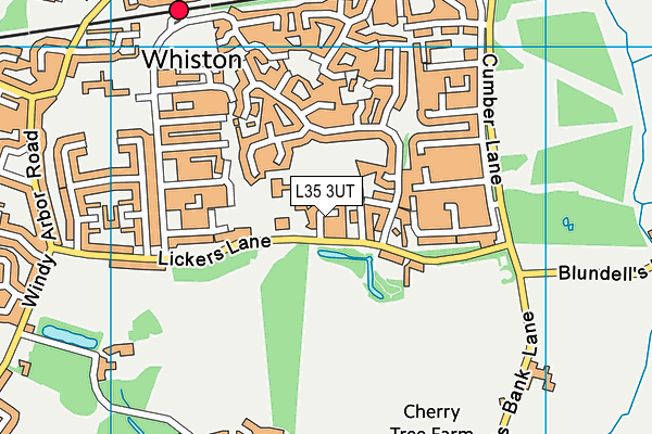 L35 3UT map - OS VectorMap District (Ordnance Survey)