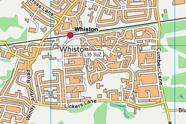 L35 3UZ map - OS VectorMap District (Ordnance Survey)