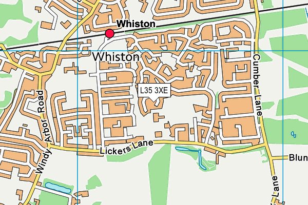 L35 3XE map - OS VectorMap District (Ordnance Survey)