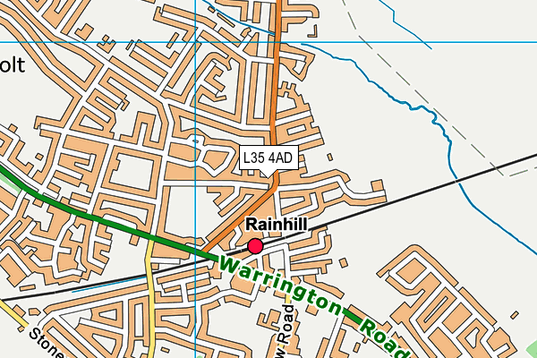 L35 4AD map - OS VectorMap District (Ordnance Survey)