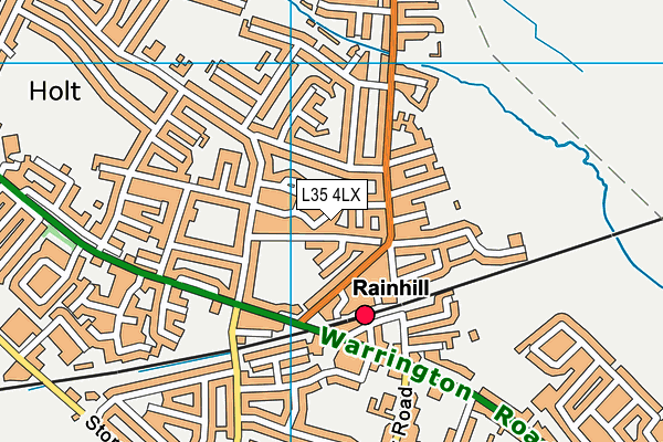 L35 4LX map - OS VectorMap District (Ordnance Survey)