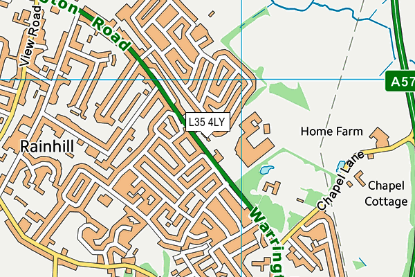L35 4LY map - OS VectorMap District (Ordnance Survey)