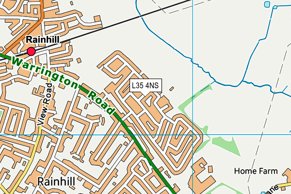 L35 4NS map - OS VectorMap District (Ordnance Survey)