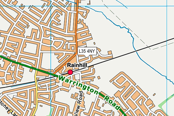 L35 4NY map - OS VectorMap District (Ordnance Survey)