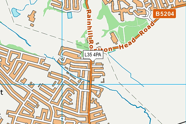 L35 4PA map - OS VectorMap District (Ordnance Survey)