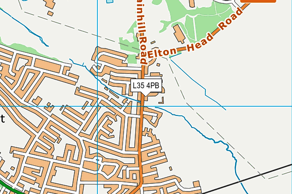 L35 4PB map - OS VectorMap District (Ordnance Survey)