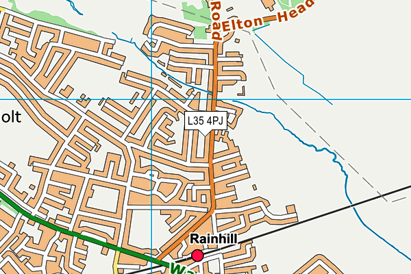 L35 4PJ map - OS VectorMap District (Ordnance Survey)