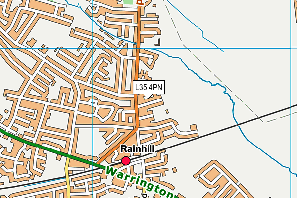 L35 4PN map - OS VectorMap District (Ordnance Survey)