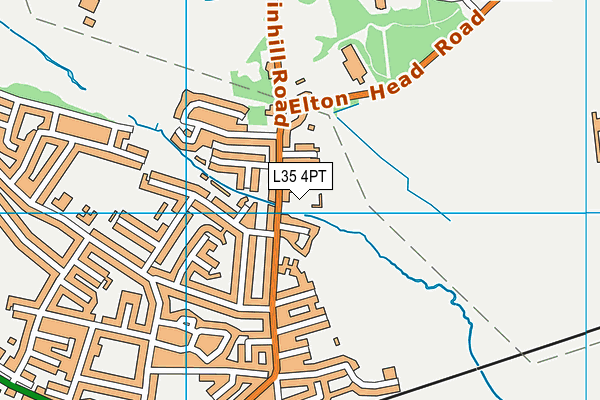 L35 4PT map - OS VectorMap District (Ordnance Survey)
