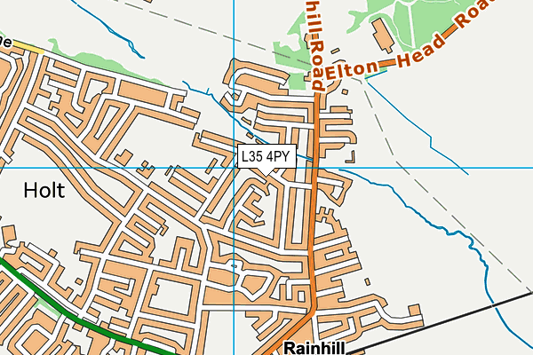 L35 4PY map - OS VectorMap District (Ordnance Survey)
