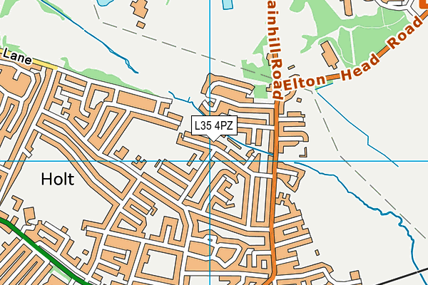 L35 4PZ map - OS VectorMap District (Ordnance Survey)