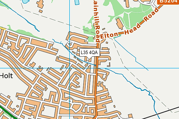 L35 4QA map - OS VectorMap District (Ordnance Survey)