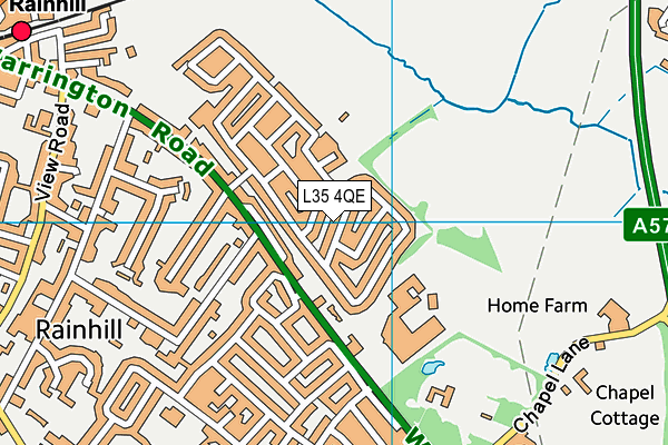 L35 4QE map - OS VectorMap District (Ordnance Survey)