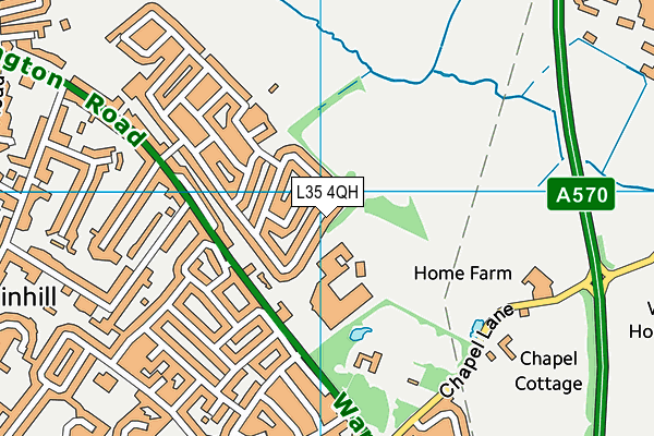 L35 4QH map - OS VectorMap District (Ordnance Survey)