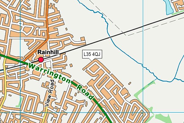 L35 4QJ map - OS VectorMap District (Ordnance Survey)
