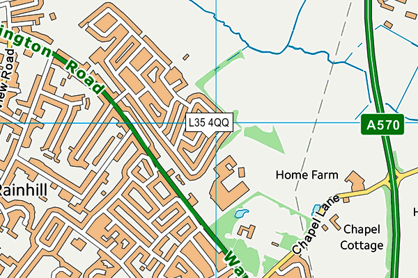 L35 4QQ map - OS VectorMap District (Ordnance Survey)