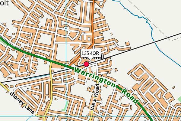 L35 4QR map - OS VectorMap District (Ordnance Survey)