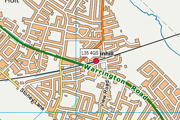 L35 4QS map - OS VectorMap District (Ordnance Survey)