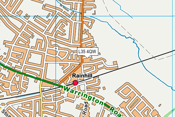 L35 4QW map - OS VectorMap District (Ordnance Survey)