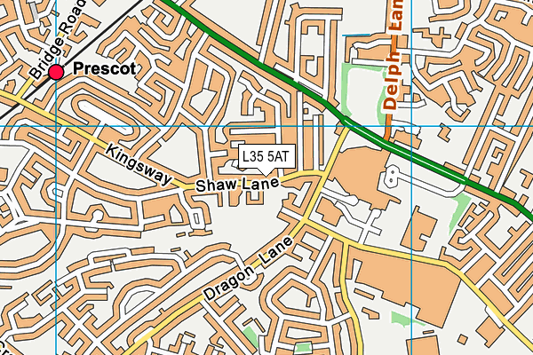 L35 5AT map - OS VectorMap District (Ordnance Survey)