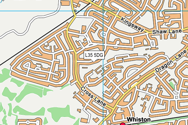 L35 5DG map - OS VectorMap District (Ordnance Survey)
