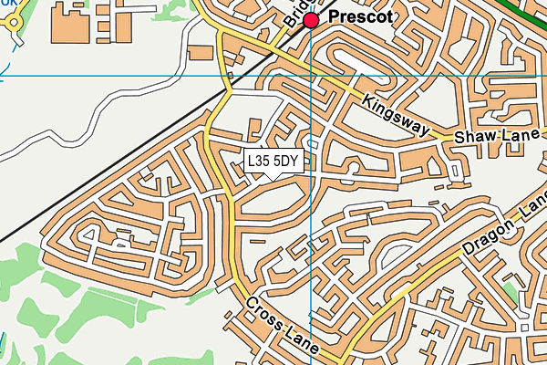 L35 5DY map - OS VectorMap District (Ordnance Survey)
