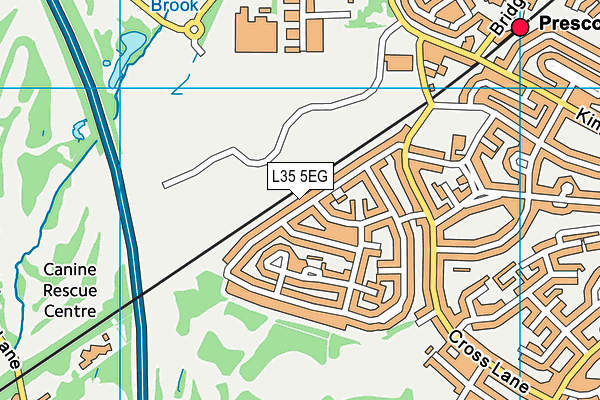 L35 5EG map - OS VectorMap District (Ordnance Survey)