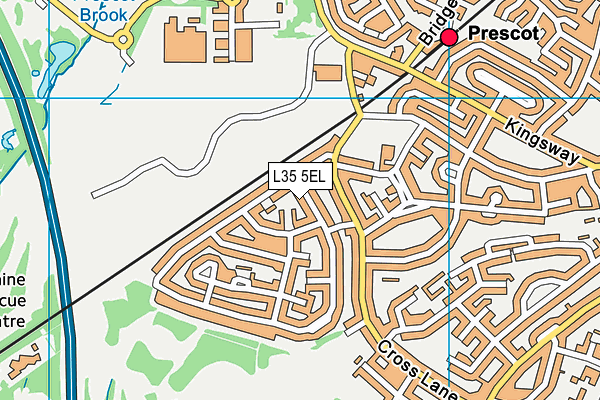 L35 5EL map - OS VectorMap District (Ordnance Survey)