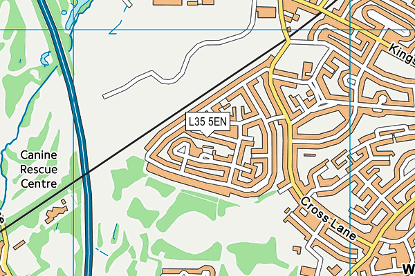 L35 5EN map - OS VectorMap District (Ordnance Survey)