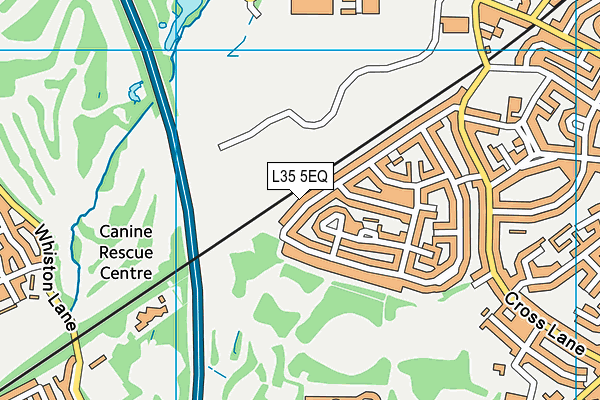 L35 5EQ map - OS VectorMap District (Ordnance Survey)