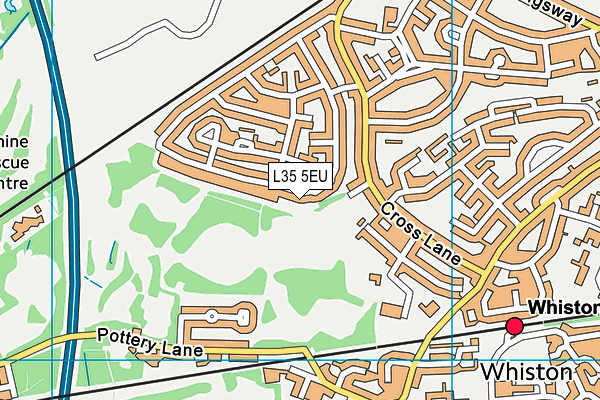 L35 5EU map - OS VectorMap District (Ordnance Survey)
