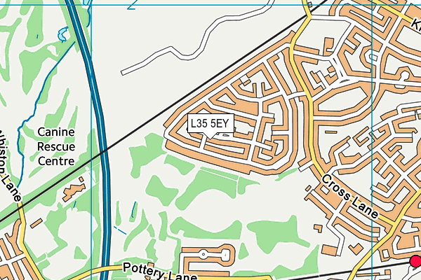 L35 5EY map - OS VectorMap District (Ordnance Survey)