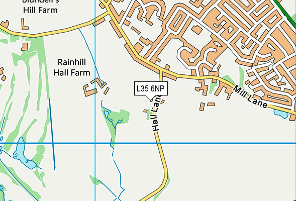 L35 6NP map - OS VectorMap District (Ordnance Survey)