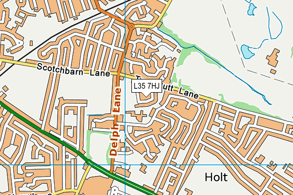 L35 7HJ map - OS VectorMap District (Ordnance Survey)