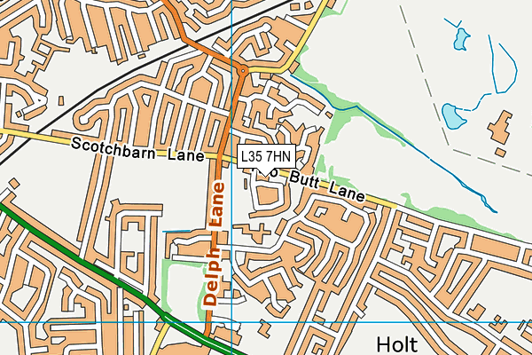 L35 7HN map - OS VectorMap District (Ordnance Survey)
