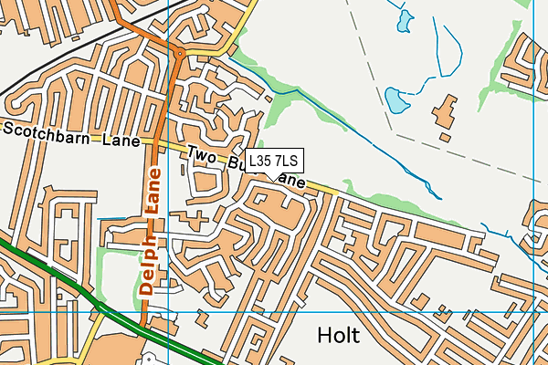 L35 7LS map - OS VectorMap District (Ordnance Survey)