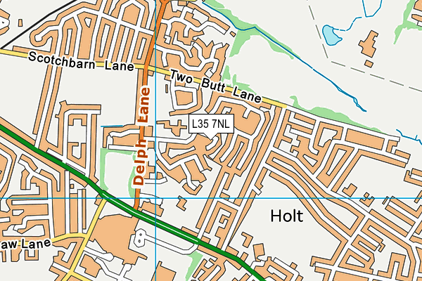 L35 7NL map - OS VectorMap District (Ordnance Survey)