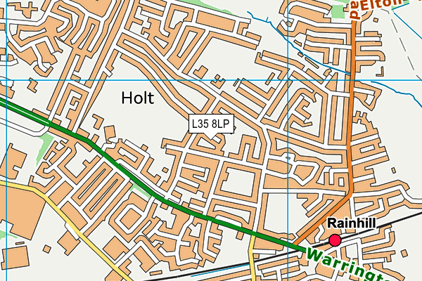 L35 8LP map - OS VectorMap District (Ordnance Survey)