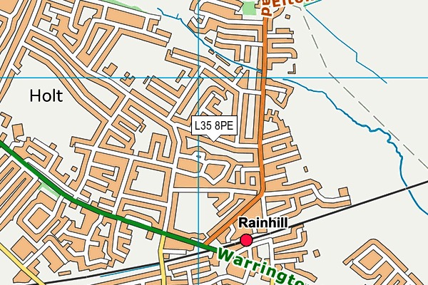 L35 8PE map - OS VectorMap District (Ordnance Survey)