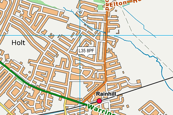 L35 8PF map - OS VectorMap District (Ordnance Survey)