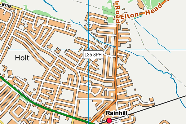 L35 8PH map - OS VectorMap District (Ordnance Survey)