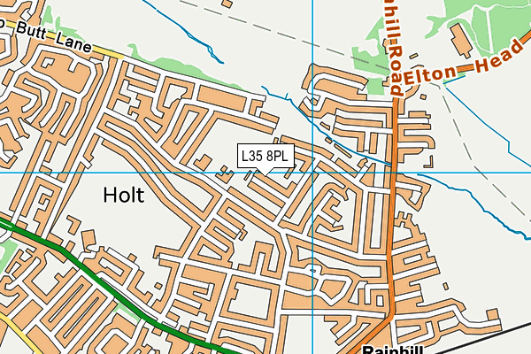 L35 8PL map - OS VectorMap District (Ordnance Survey)